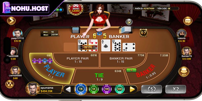 Cập nhật luật chơi Baccarat NOHU cho người mới bắt đầu