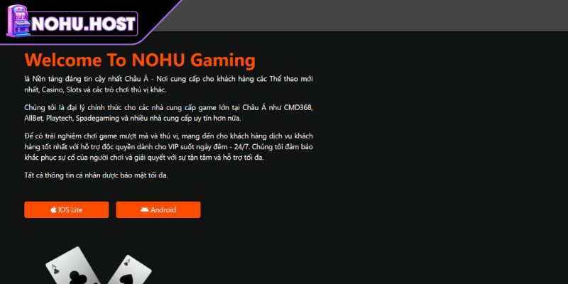 Cách tải NOHU cho iOS